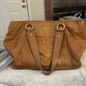 Tan Leather Michaels Kors Hand Bag